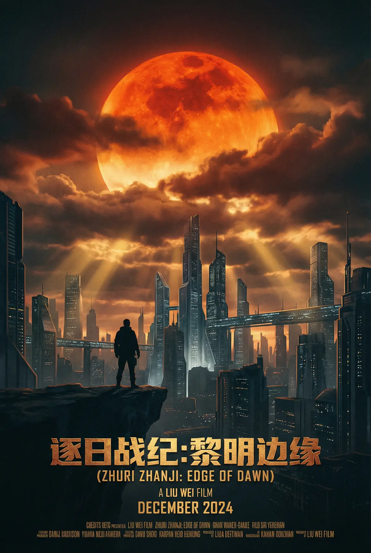 hsck 出品科幻巨制《逐日战纪》电影海报